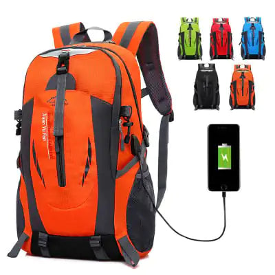 USB Rechargeable Large Capacity Dual Shoulder Bag