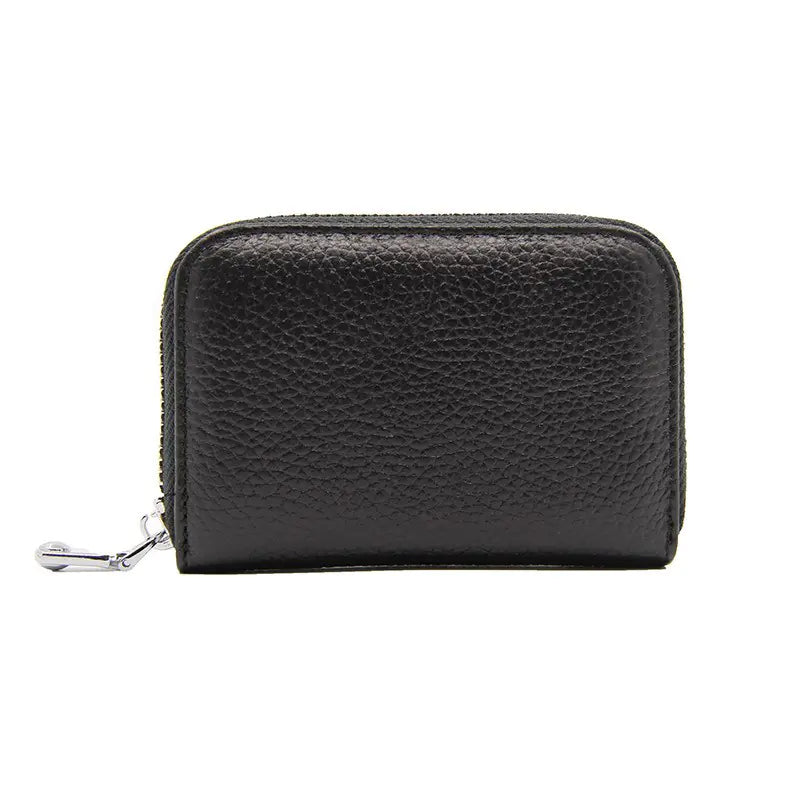 RFID Women's Card Holder Bag in First Layer Cowhide