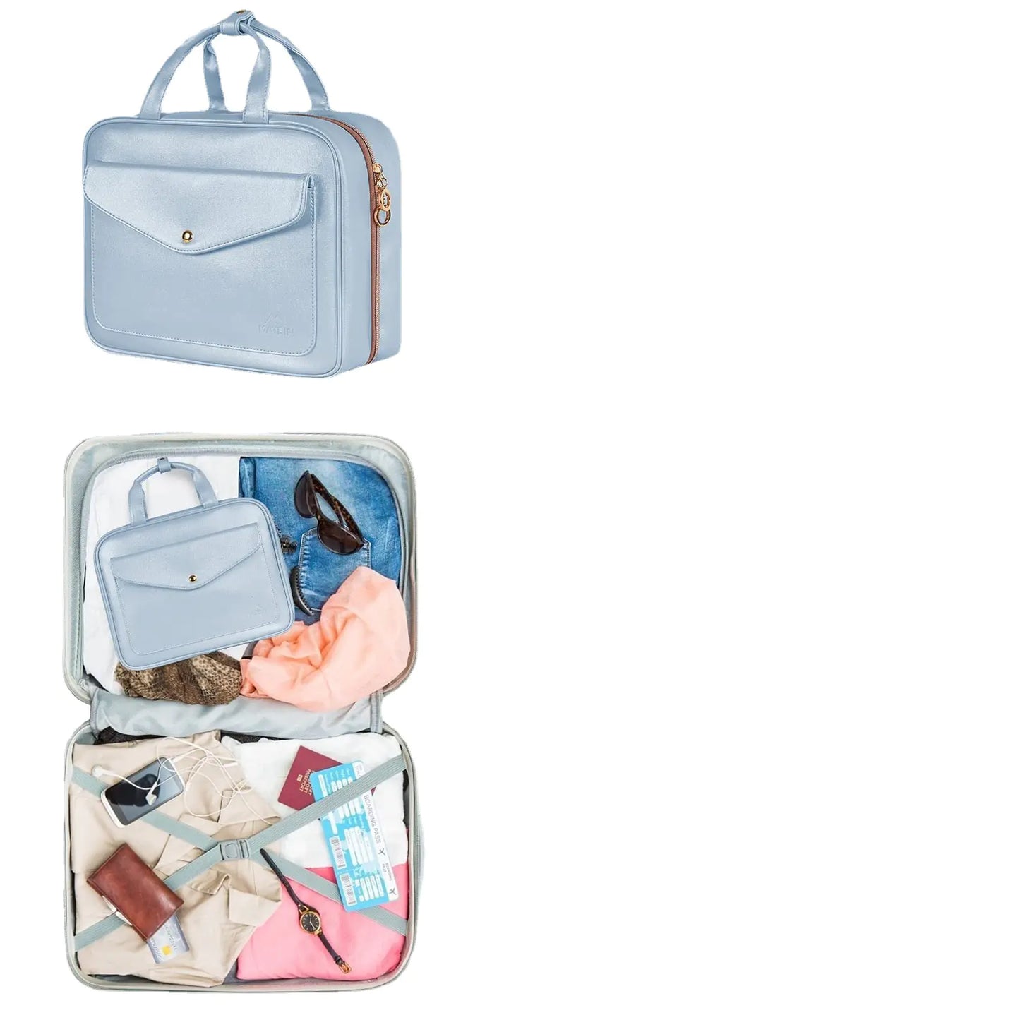 Fashionable Waterproof Travel and Cosmetic Wash Bag